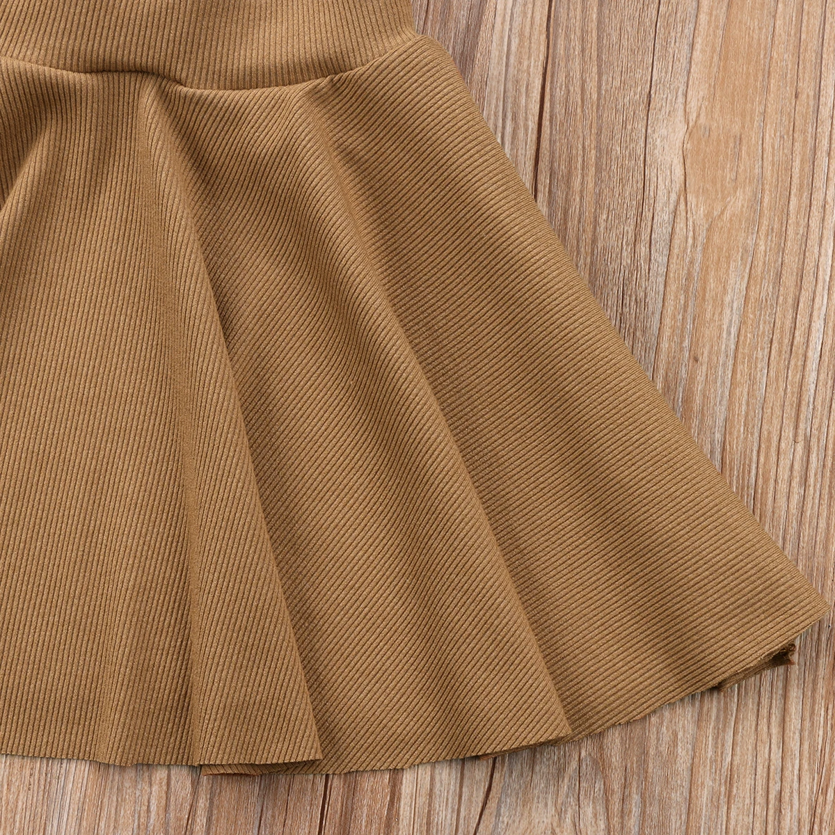 Милые юбки для девочек Вязаная Шерстяная Юбка-миди с цветочным принтом и поясом для новорожденных девочек, одноцветная юбка-комбинезон, одежда От 0 до 5 лет