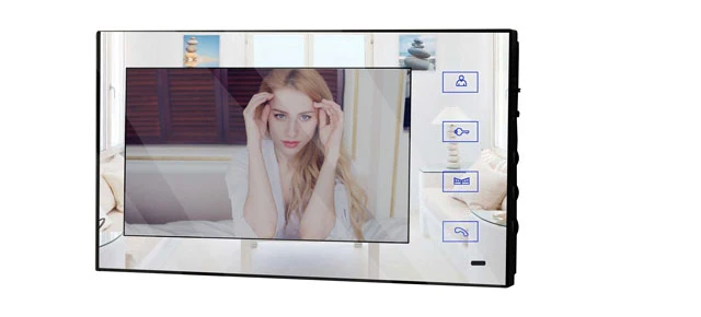XinSiLu товар " полноцветный ЖК-зеркальный экран видео-телефон двери для виллы домашней автоматизации безопасности домофон дверной звонок Система 1V2