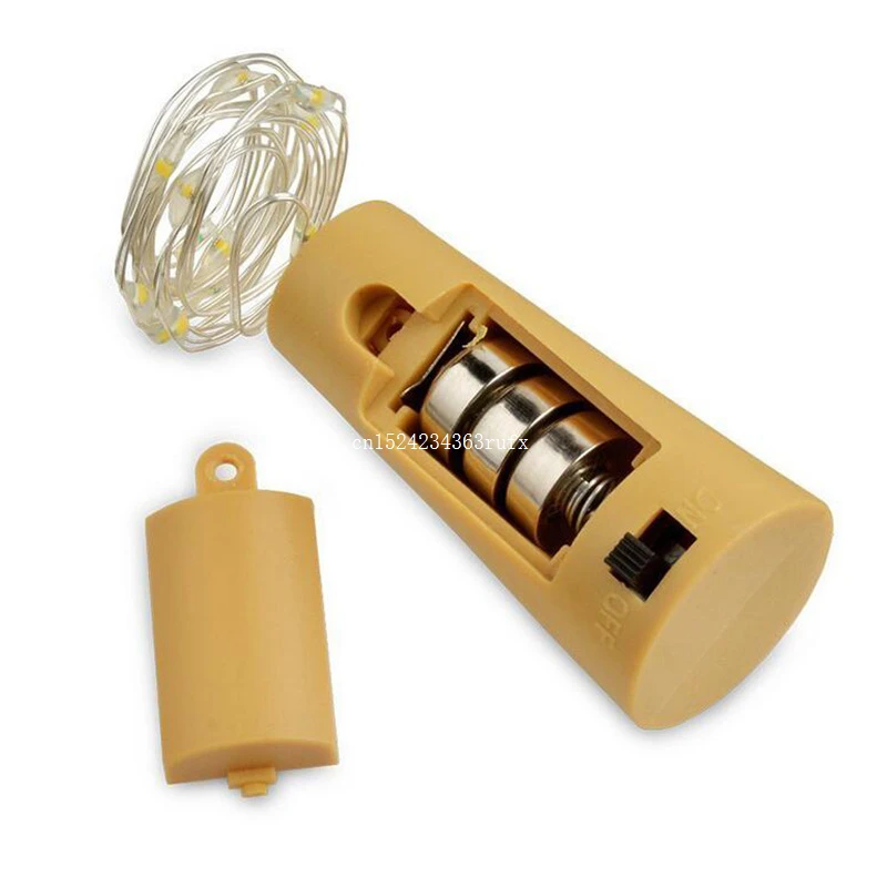 

100pcs 2M LED Wine Bottle Stopper Christmas Party Wedding Decor Lamps Copper Wire LED String Light Cork Shaped Wine Stopper