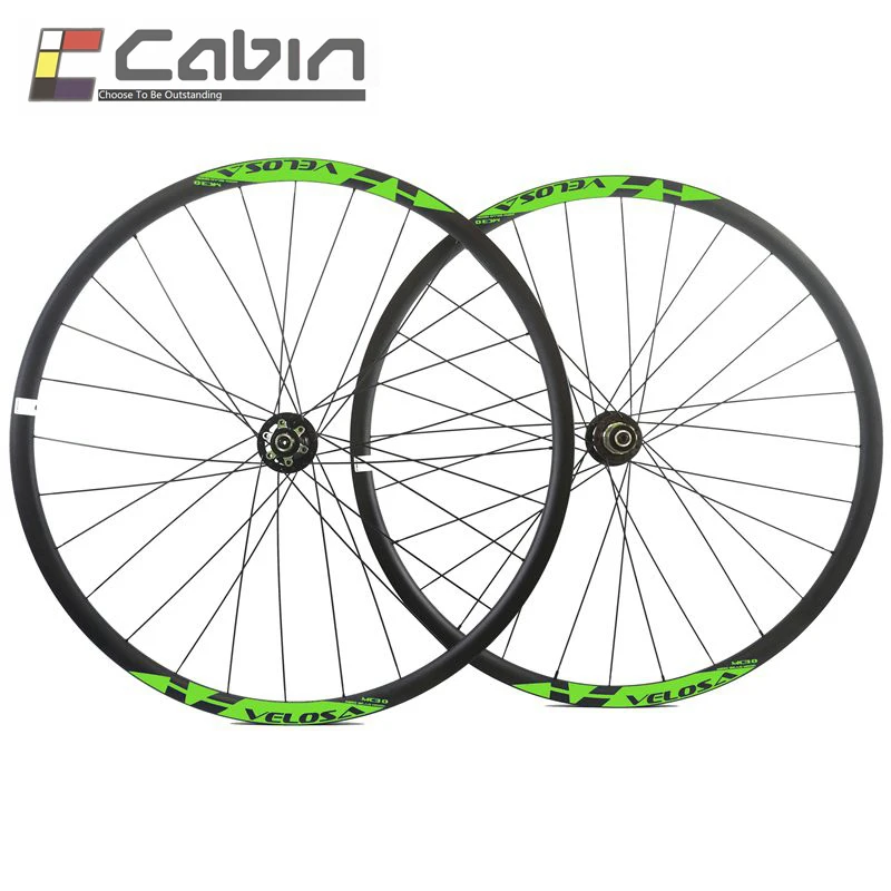 Velosa горный велосипед 27," ассиметричный крест город и все горы hookless wheelset, бескамерные совместимые