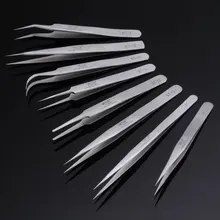 Прецизионные пинцеты из нержавеющей стали пинцеты прямые изогнутые пинцеты «VETUS» электронные инструменты для ремонта