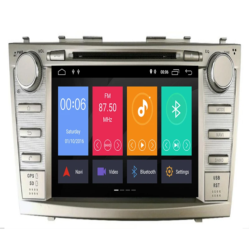 

2 Din octa Core eight core 8" Android 9.0 Car DVD GPS Navigation For Toyota Camry 2007 2008 2009 2010 Head Unit Car Stereo radio