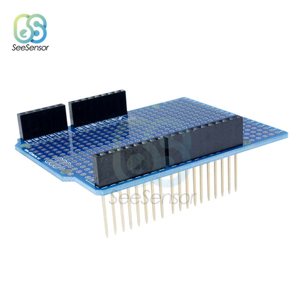 Прототип платы расширения для Arduino ATMEGA328P UNO R3 щит FR-4 волокна PCB макет 2 мм 2,54 мм Шаг с контактами