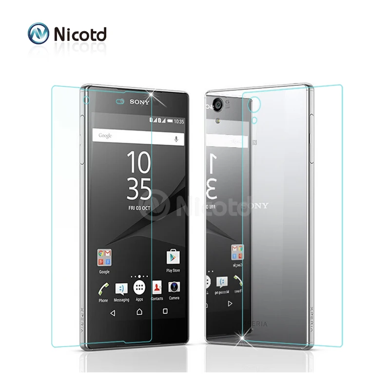 2 шт./лот 0 26 мм переднее и заднее закаленное стекло для Sony Xperia M4 aqua M5 Защитная