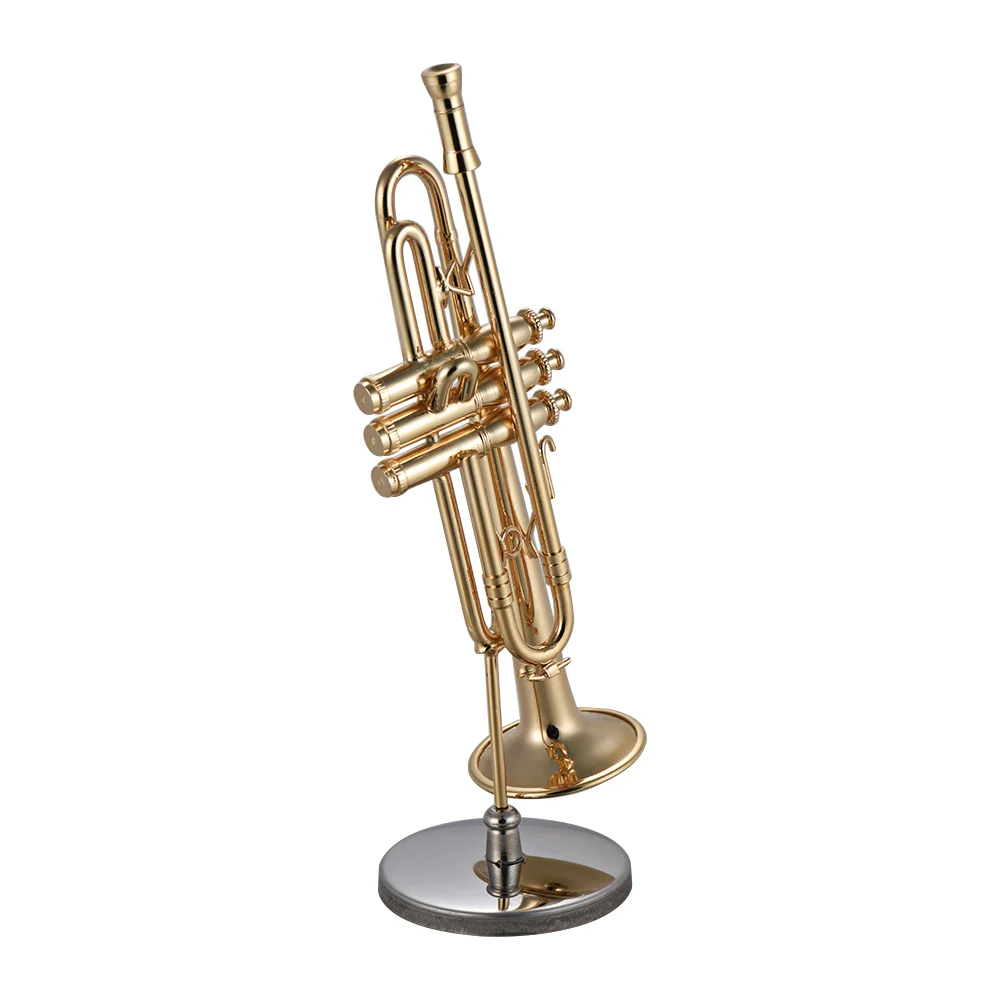 Buy Brass Trumpet Model Mini Trumpet Desktop Musical