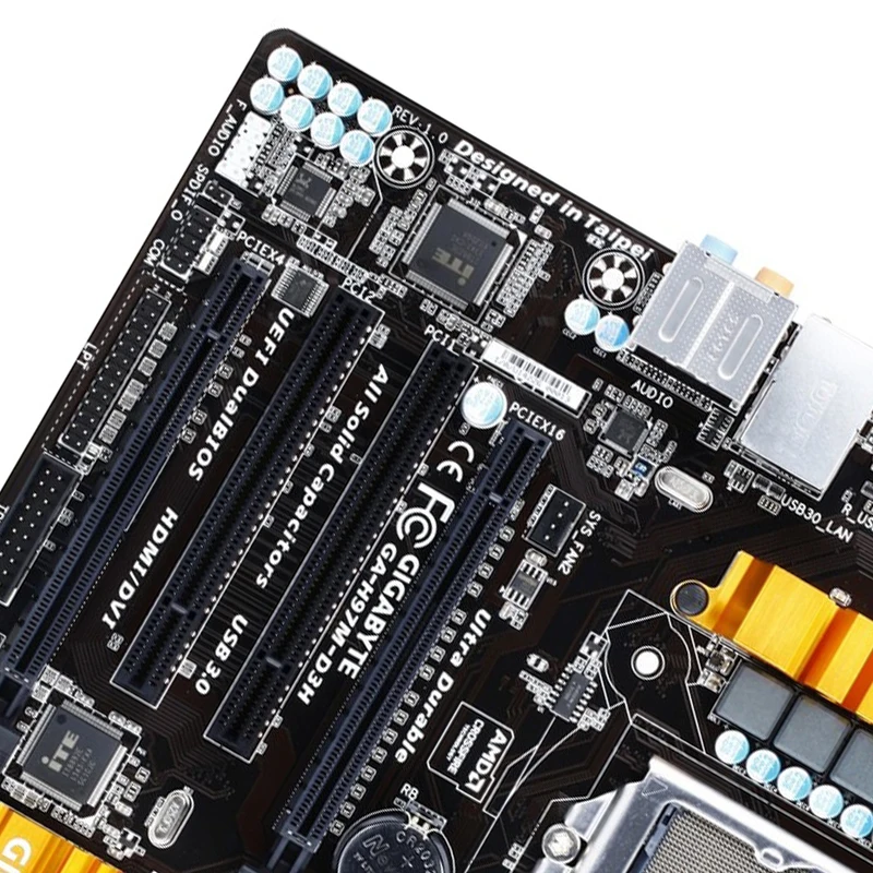 GIGABYTE GA-H97M-D3H рабочего Материнская плата LGA1150 i3 i5 i7 DDR3 USB3.0 32G микро-atx корпус