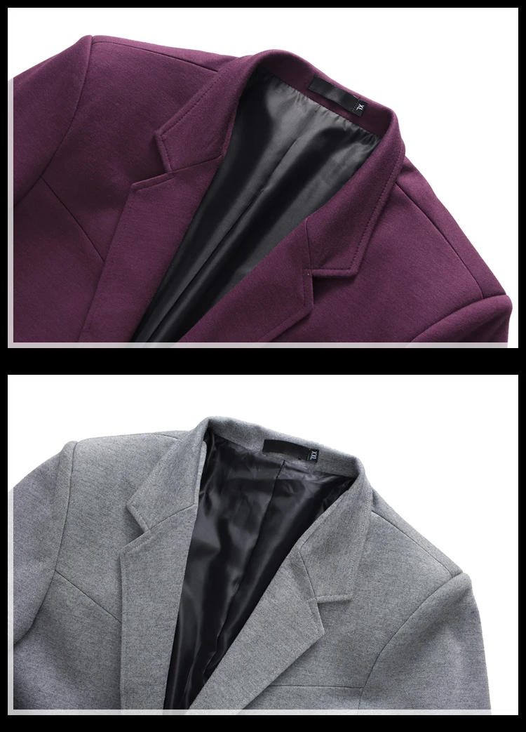 Новая мода со стоячим воротником мужской костюм деловой, Банкетный ...