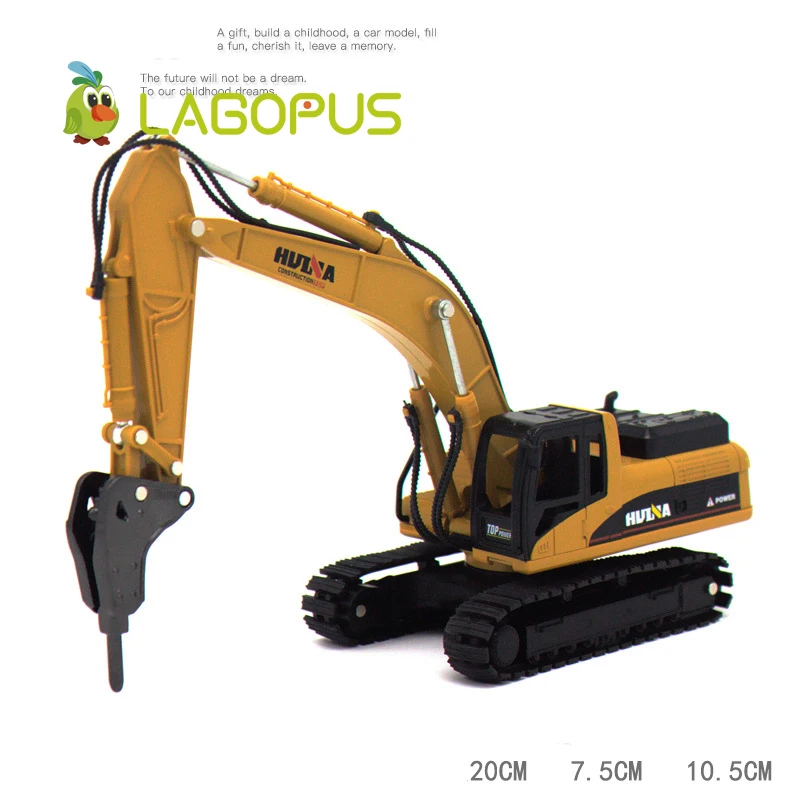 

lagopus 1:50 Metal Alloy ABS Mini Construction Vehicle Engineering Vehicles Broken Machine Hole Car Toy Mini Gift for Boy
