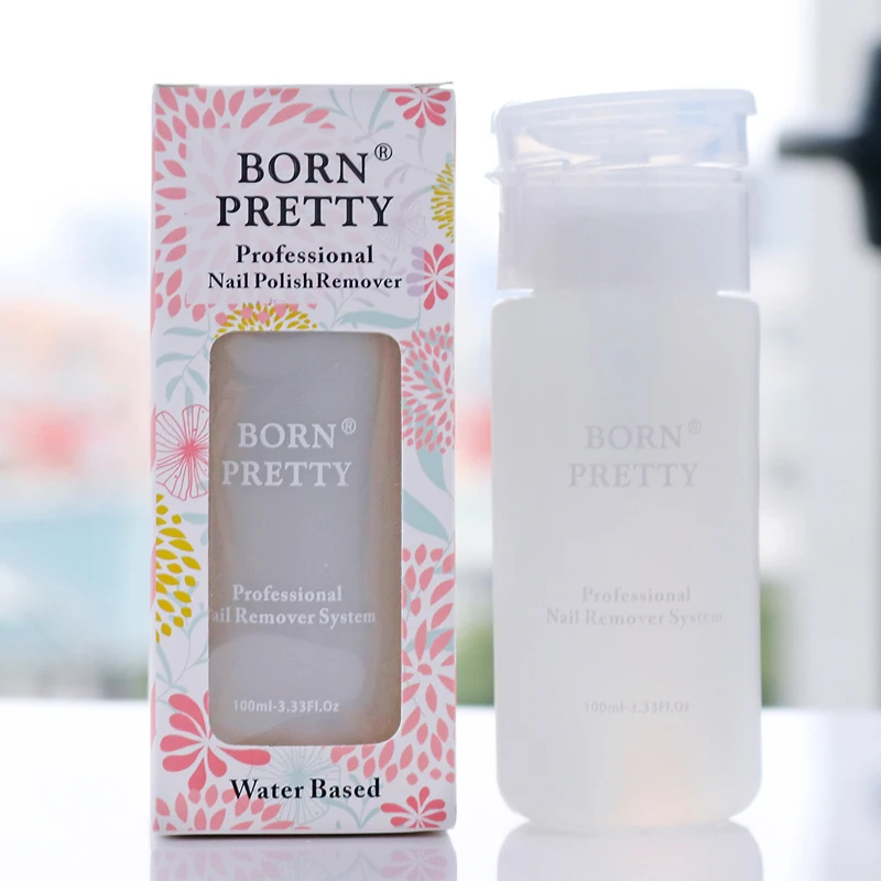 

BORN PRETTY 100ml Nail Polish Glue Remover Water Based Nail Lacquer Cleaner Manicure Healthy Cleanser Nail Art Tool