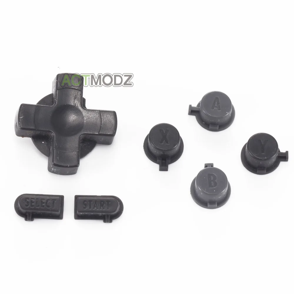Repair Parts Cross Key + ABXY A B X Y Buttons for Nintendo DS NDS Console Black | Электроника
