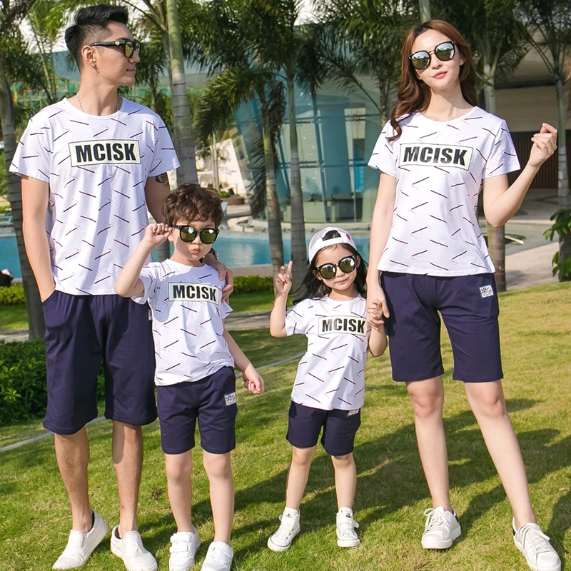 Free Shipping Summer Holiday Family Matching Outfits Girl Boy woman man