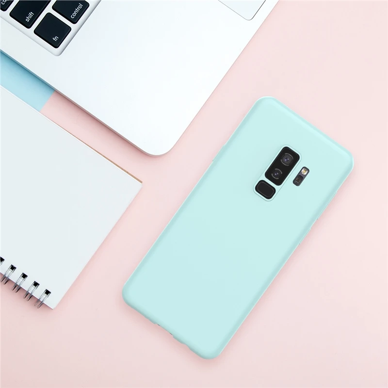 

Yokata Candy color Soft Silicone Case For Samsung Galaxy S9 Plus Case Bumper TPU Ultra Thin Funda For Samsung S9 Case Protective