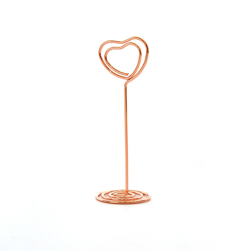 Rose Gold Mr paper Kawaii Золотой Серебристый розовое золото металлический зажим для заметок креативные канцелярские товары Lomo Card memo pad фото держатель стоячий металлический зажим - Цвет: Rose Gold