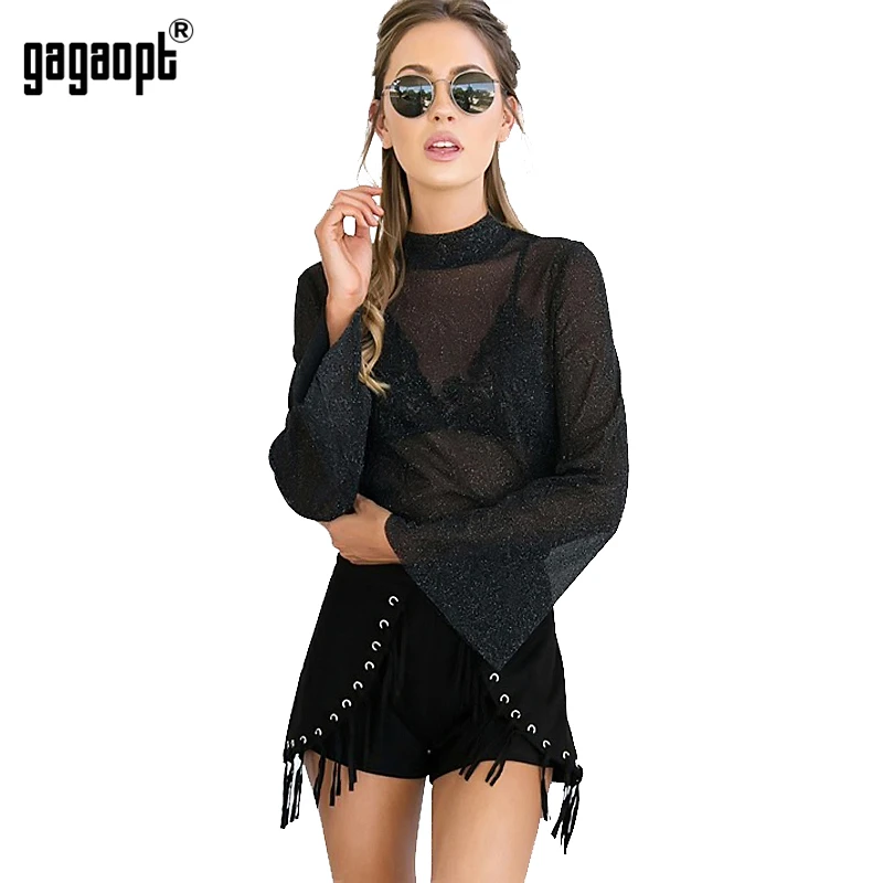 Resultado de imagen de blusas transparentes 2017