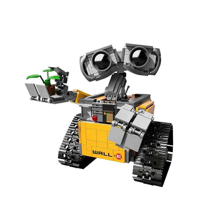 

Very cute lovely robot Wali Anime series Tile power robot Assembling building blocks children DIY Construction model toy