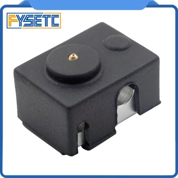 

2pcs Updating PT100 Block Silicone Black Sock Kit For DIY V6 Hotend Prusa Ultimaker 3D Printer Heated Block Fast Shipping