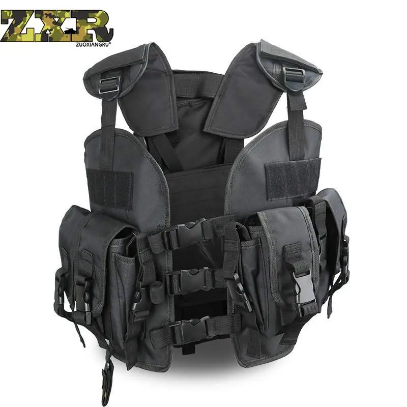 Unloading Men Multi pocket Tactical Camouflage Vest Airsoft Military