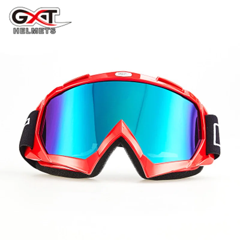 GXT موتوكروس نظارات دراجة نارية نظارات ATV MTB DH الزجاج يندبروف التزلج موتو الدراجة نظارات الزجاج الترابية خوذة الدراجة البخارية أقنعة عدسة