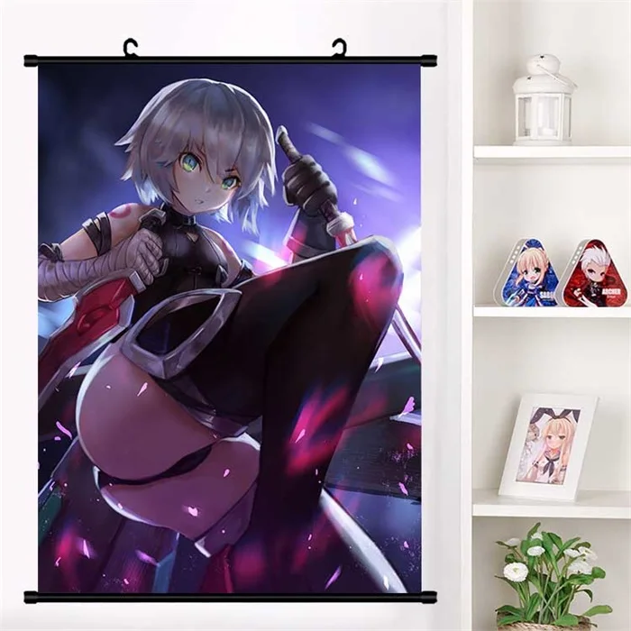 Аниме игра Fate/Apocrypha Fate/Grand Order Jack the RipperWall прокрутка плакат мультфильм настенные подвесные плакаты домашний декор - Цвет: I