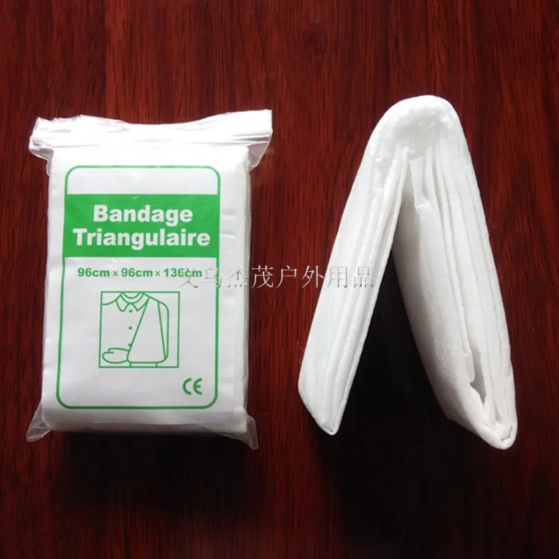 

Wholesale 10pcs/lot Medical dressing Bandage Triangular First aid wrap bandage Medical Bandage Triangular Non-woven Bandage