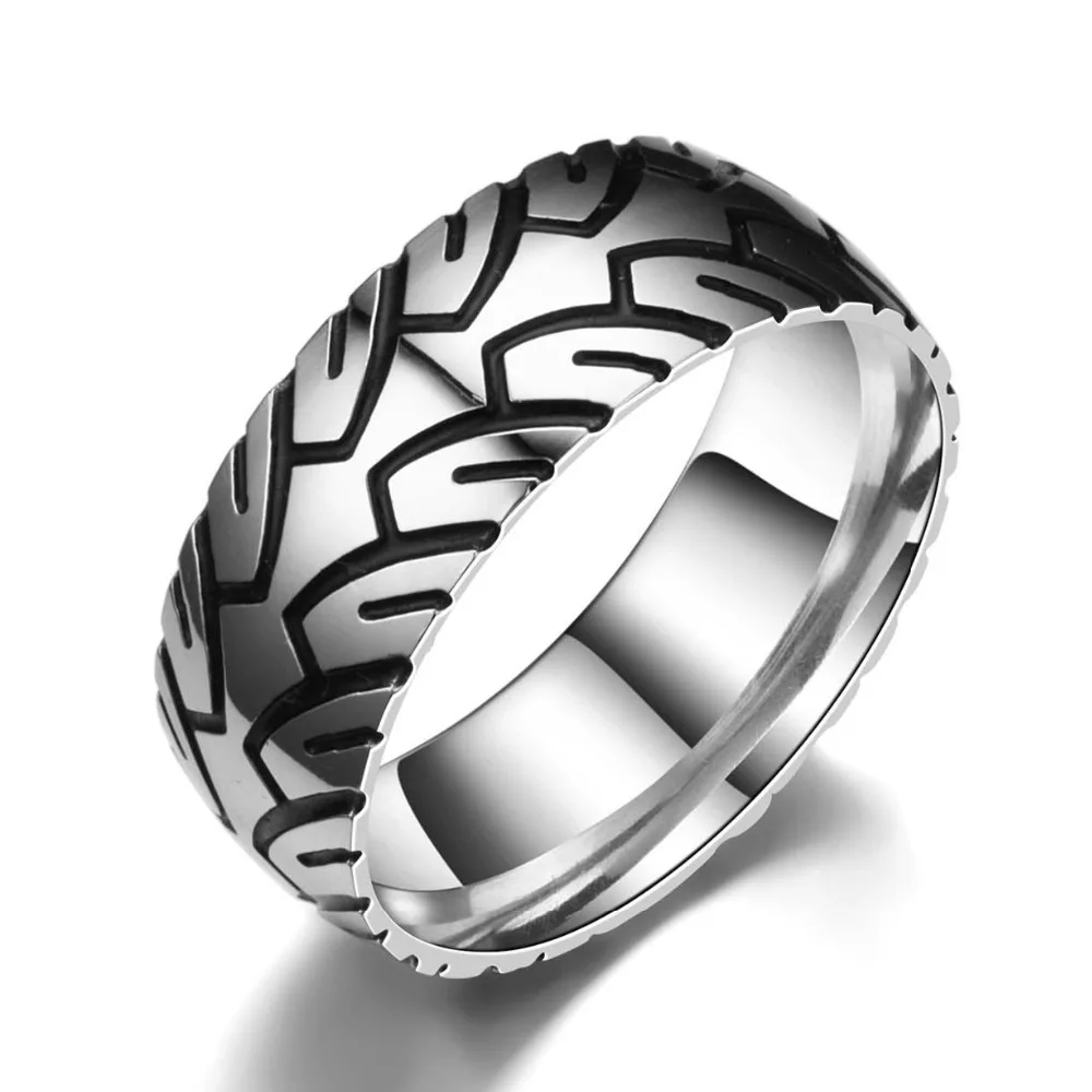 

Men's Fashion jewelry retro punk style stainless steel cool snake ring 8 # --13 # glamor personalized birthday party accessories