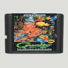 Игровая карта Green Dog 16 bit MD для sega Mega Drive для Genesis