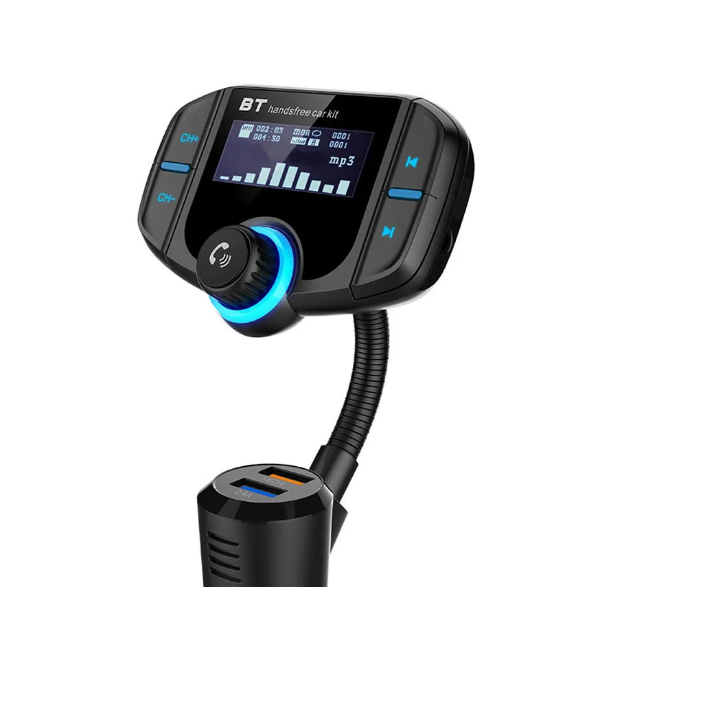 Беспроводной Bluetooth автомобильное USB зарядное устройство fm передатчик радио