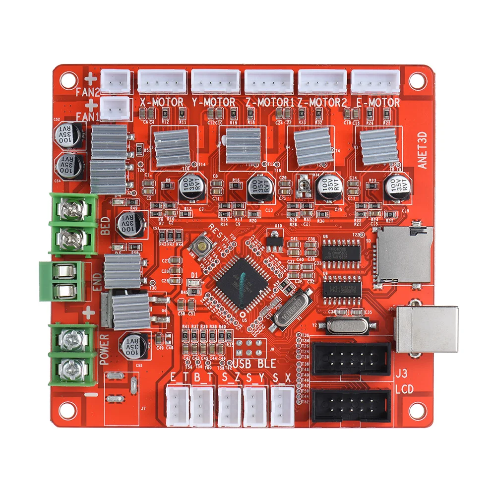 Anet A1284-Base V1.7 плата управления материнская плата для Anet A8 DIY самостоятельная сборка 3D настольный принтер комплект