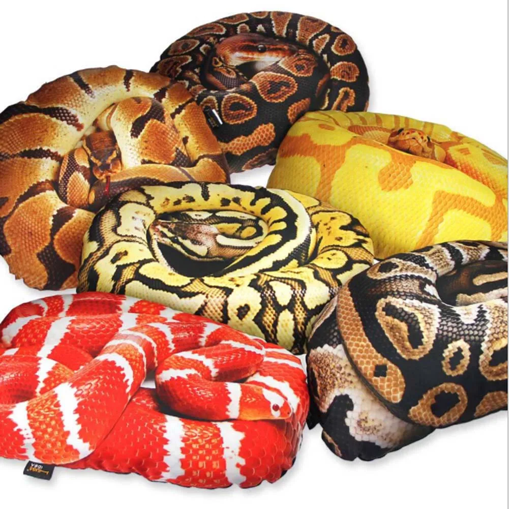New Arrival 3D Creative Snake Cushion Pillow Fashion Christmas Cushions