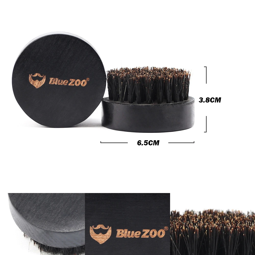 BlueZOO 7 шт./компл. Для мужчин борода стиль увлажняющий натуральный органический парафиновое масло щетки расческа-ножницы усы средство для ухода за волосами 2106