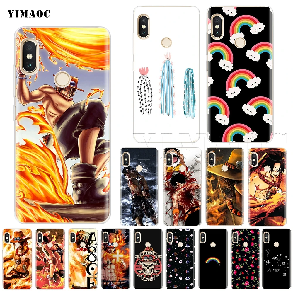 

YIMAOC One Piece Ace Case for Xiaomi Redmi Mi Note MAX 3 6a 7 8 9se mix 2s a1 a2 Lite mi6 mi8 se for pocophone f1