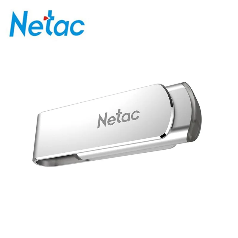 

Netac Metal Pendrive 3.0 16GB 32GB 64GB 128GB swivel flash disk clef USB 3.0 U388 Memory Stick LOGO Type-c Pen Drive disk on key