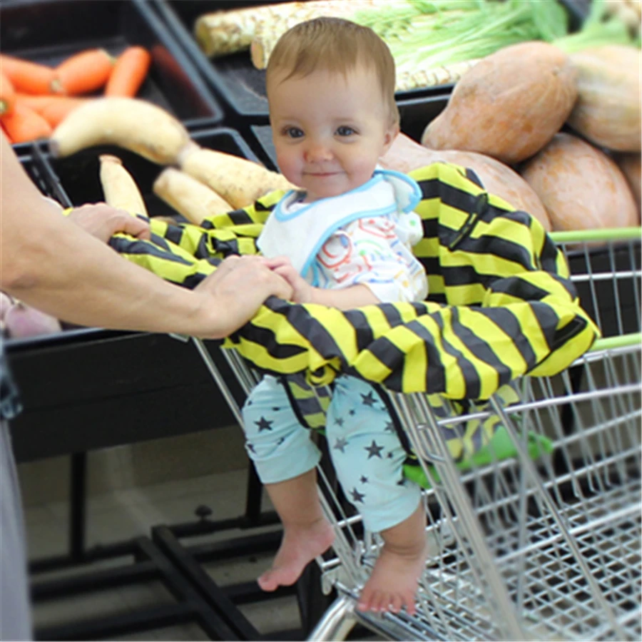 Supermarket Shopping Cart Baby Seat Covers Babies Cover Kids Safety Wrap Infant Girls Boys 