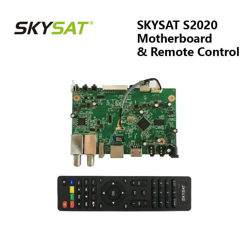 

SKYSAT S2020 Motherboard Mainboard Card with Remote Control for Brazil Peru Argentina Ecuador Bolivia