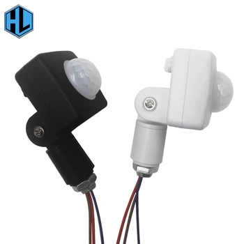 

20mm 24mm 40mm Infrared Human Motion Sensor Adjustable Mode Angle IR Detector for LED Outdoor Lighting Fixture