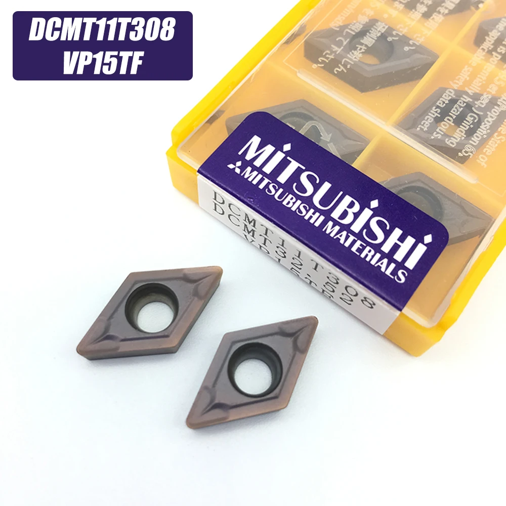 

10PCS DCMT11T308 VP15TF carbide inserts Internal Turning tool DCMT 11T308 face endmills Lathe Tools Milling cutter CNC tool