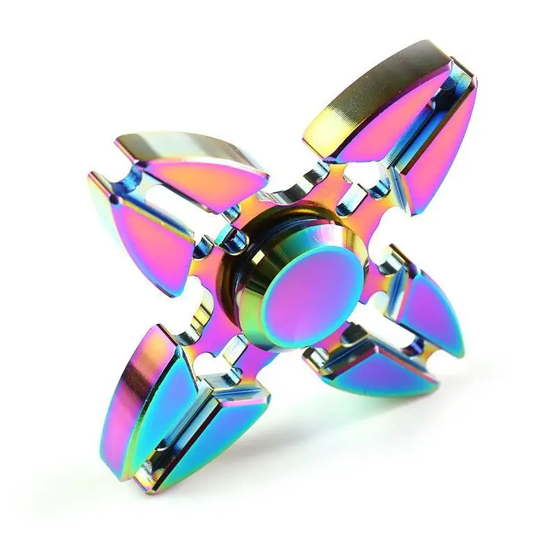 

New Fidget Spinner Colorful Aluminum Alloy Fidget Hand Spinner Focus Toys Stress Reliever Golden Fidget Toy