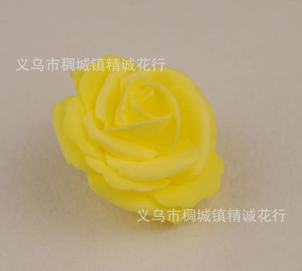 Сделай Сам ремесленные украшения аксессуары для Свадебный Цветочный шар& волосы гирлянды, Dia.5CM искусственные цветочные пены полиэтиленовый круглый реальные сенсорные розы - Цвет: Цвет: желтый