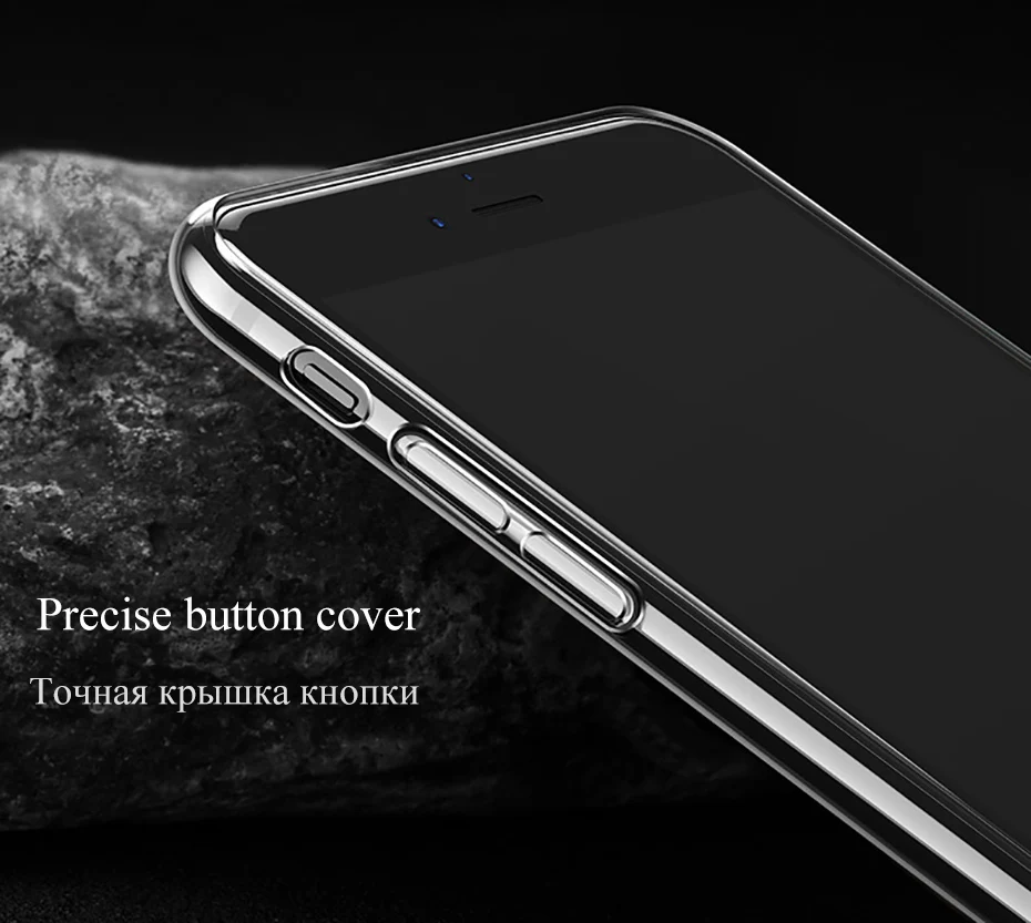 MOUSEMI Phone Cases For iPhone 6 6s 7 8 Plus X Ultra Thin Soft Transparent TPU Silicone Cases 7 For iPhone 7 5s se 6 Back Cover  (6)