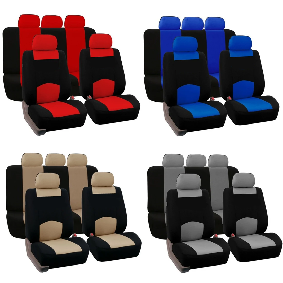 

Dewtreetali Front Rear Car Seat Covers Universal Seat Protector Four Seasons Interior Accessories for VW LADA OPEL AUDI BMW