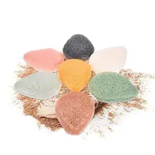 XY Fancy натуральный аморфофаллюс коньяк лицевая губка для чистки лица Губка для отшелушивания Чистка спонж-пуховка для лица приспособление для очистки