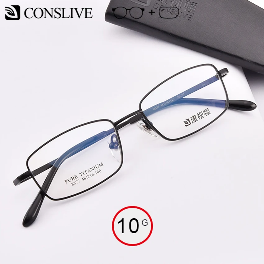 

Man Prescription Glasses Myopia Titanium Eyeglasses Near Sight Light Men Dioptric Glasses Transparent Lenses with Diopters