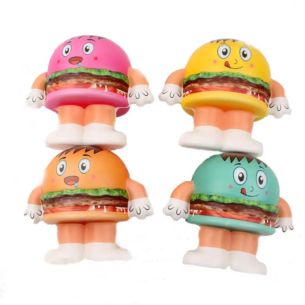 

Squishy PU Simulation Hamburger Bread Decompression Toy with Random Color