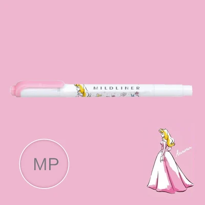 JIANWU японская Зебра флуоресцентная ручка мягкий лайнер принцесса двойная головка журнал маркер ручка цветной маркер WKT12 - Цвет: MP