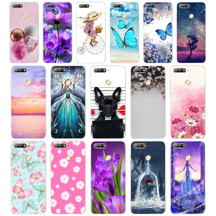 

G For Huawei Honor 7C Case Cover 5.7" Soft TPU Silicone Bumper Honor 7C Cases for Huawei Honor 7C AUM-L41 Phone Case Back Cover