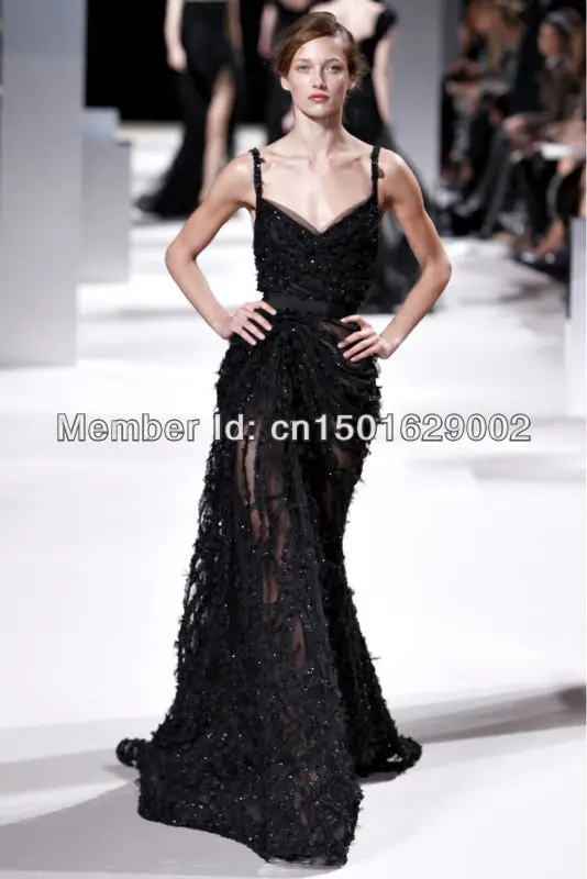 Black elie saab dress Clearance
