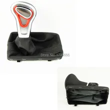 Chrome Кожа ручка переключения черный для Audi A4L Q5 2008 A6L 2012 Q7 A7 изменение