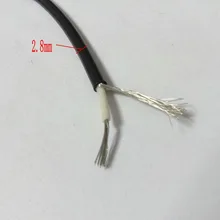 10 м кабель, 1 ядро, щит, 22AWG, ПВХ кабель 300 в 80 градусов по Цельсию