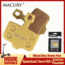 Almofada de freio a disco de metal cerâmica composta para speeduplo zero 8x 10x 11x 10 kugoo g1 dualtron trotinette elétrico nutt tüv