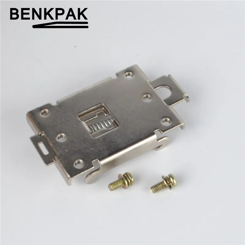 

single phase SSR 35MM DIN rail fixed solid state relay clip clamp with 2 mounting screws